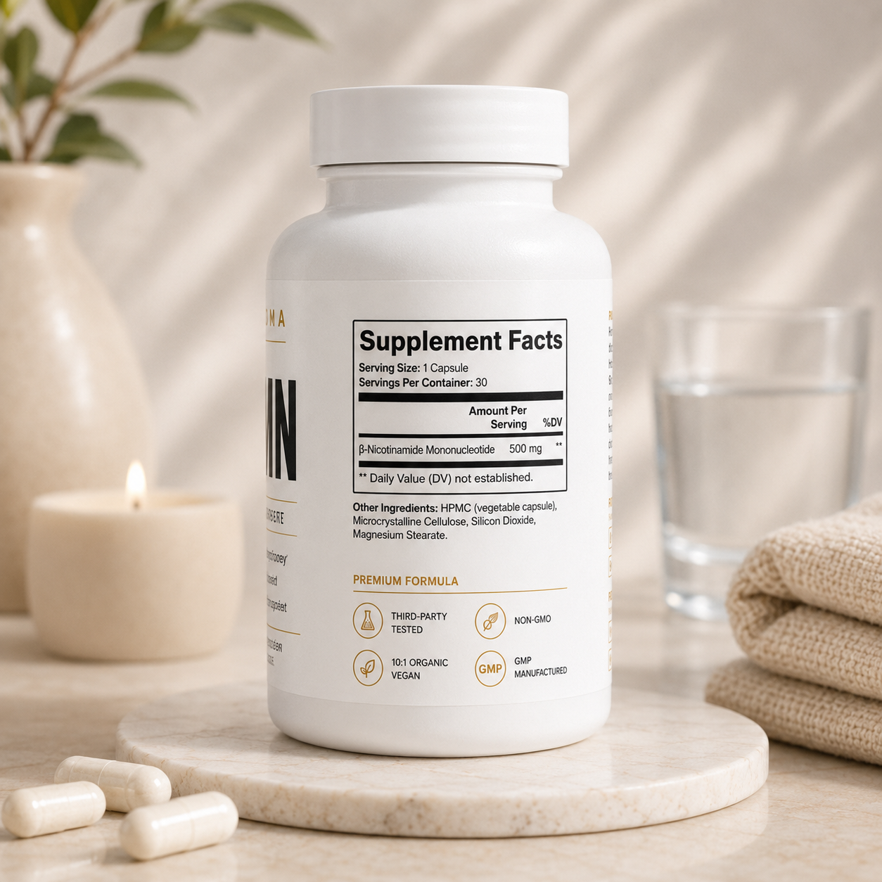 Daily Longevity Essentials - with NMN + NAD+ Booster + 8 Active Ingredients